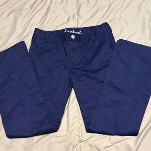Gymboree bootcut navy chino pants, size 10, great for school uniform